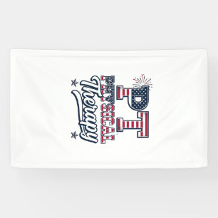 Patriottische Fysiotherapie Vintage PT T-shirt Ont Spandoek
