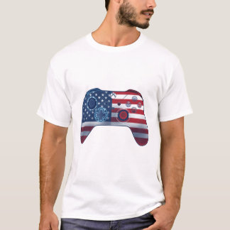 Patriottische Gamer 4 juli T-shirt