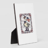 Patriottische Gans Vintage Gravure Fotoplaat (Zijkant)