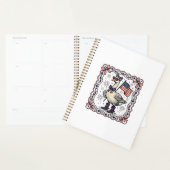 Patriottische Gans Vintage Gravure Planner (Display)