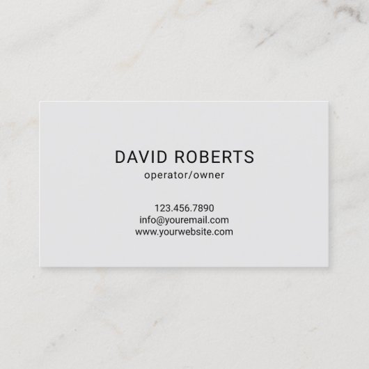 Patriottische gazon & landschapsarchitectuur servi visitekaartje (Achterkant)