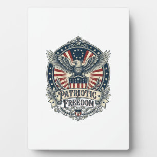 Patriottische Geboortejaar Serie Vector Grafische Fotoplaat