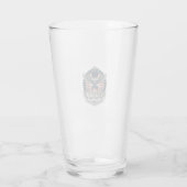 Patriottische Geboortejaar Serie Vector Grafische Glas (Achterkant)