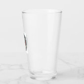 Patriottische Geboortejaar Serie Vector Grafische Glas (Links)