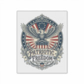 Patriottische Geboortejaar Serie Vector Grafische Sticker (Voorkant)