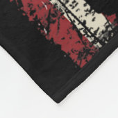 Patriottische geit 4 juli Amerikaanse vlag Fleece Deken (Hoek)