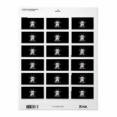 Patriottische geit Funny Goat America Etiket (Full Sheet)