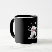 Patriottische geit Funny Goat America Mok (Voorkant links)