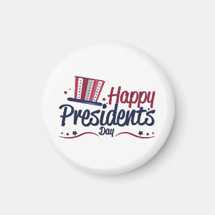 Patriottische gelukkige Presidentendag ontwerp cad Magneet