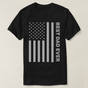 Patriottische gepersonaliseerde Vaderdag Amerikaan T-shirt