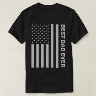 Patriottische gepersonaliseerde Vaderdag Amerikaan T-shirt