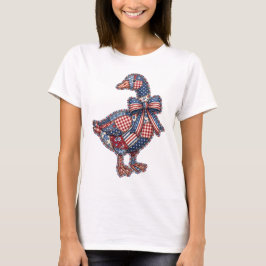 Patriottische Gequilte Gans T-shirt