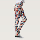 Patriottische gequiltteerde Leggings voor zoeken (Rechts)