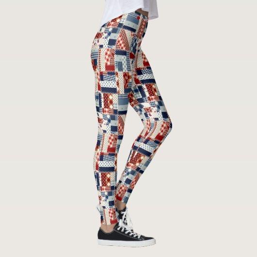 Patriottische gequiltteerde Leggings voor zoeken (Rechts)