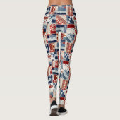 Patriottische gequiltteerde Leggings voor zoeken (Achterkant)