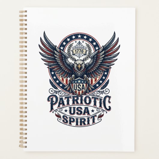 Patriottische Gevechtsuil Patriottische Adelaar & Planner (Voorkant)