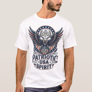 Patriottische Gevechtsuil Patriottische Adelaar & T-shirt