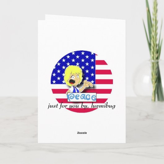 Patriottische gevoelens kaart (Achterkant)