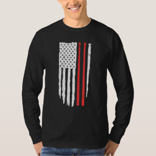 Patriottische Geweldige drummer Onderdruk Amerikaa T-shirt