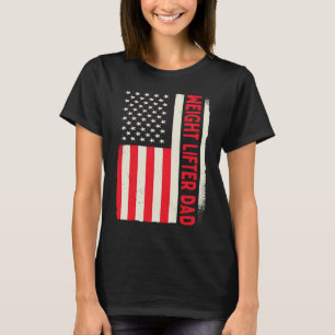 Patriottische gewichtverhogende werkout Bodybuilde T-shirt