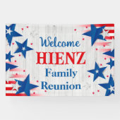  patriottische gezinshereniging spandoek (Horizontaal)