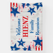  patriottische gezinshereniging spandoek (Verticaal)