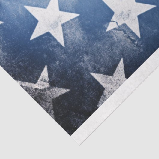 Patriottische gitaar 1 Decoupage papier (Detail)