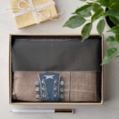 Patriottische gitaar 4 Decoupage papier (Geschenk)