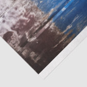 Patriottische gitaar 5 Decoupage papier (Detail)