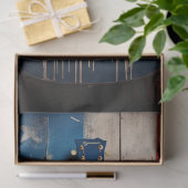 Patriottische gitaar 7 Decoupage papier (Geschenk)