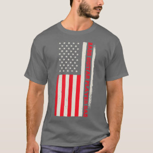 Patriottische gitarist Bass Guitar Player T-shirt