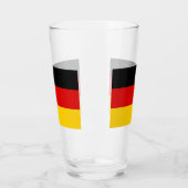 Patriottische glazen beker met vlag van Duitsland (Links)