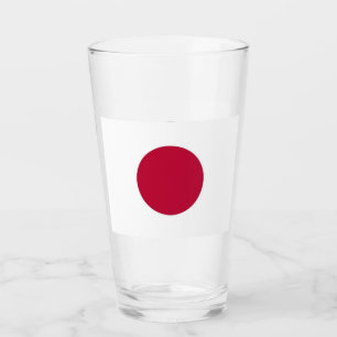 Patriottische glazen beker met vlag van Japan