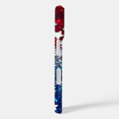 Patriottische Glitter Case-Mate iPhone Case (Achterkant / Rechts)