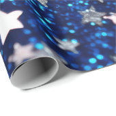 Patriottische Glitters Cadeaupapier (Rol Hoek)