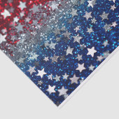 Patriottische Glitters Tissuepapier (Detail)