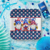 Patriottische gnomen Paper Dinner Papieren Bordje (Feest)