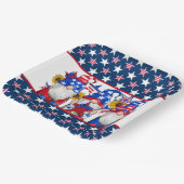 Patriottische gnomen Paper Dinner Papieren Bordje (Gebogen)