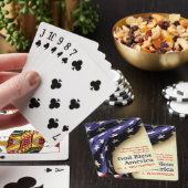 Patriottische GOD ZEGENE AMERIKA Gepersonaliseerd Pokerkaarten (Insitu)