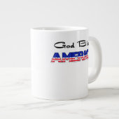 Patriottische God zegene Amerika Grote Koffiekop (Voorkant rechts)