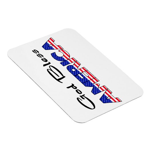 Patriottische God zegene Amerika Magneet (Rechterzijde)