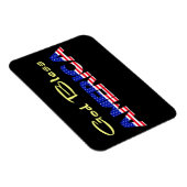 Patriottische God zegene Amerika Magneet (Rechterzijde)