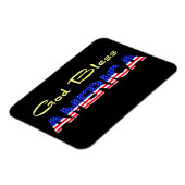 Patriottische God zegene Amerika Magneet (Linkerzijde)