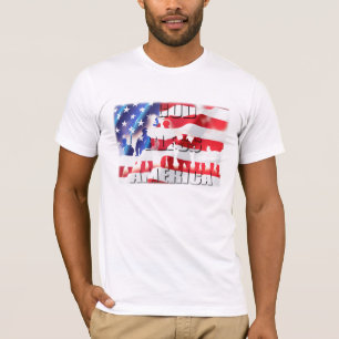 Patriottische God zegene Amerika T-shirt