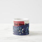 Patriottische "God zegene..." Super grote Mok (Voorkant)