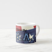 Patriottische "God zegene..." Super grote Mok (Voorkant rechts)