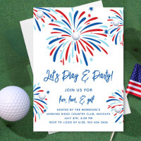 Patriottische Golf & Vuurwerk 4 juli Feest