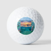 Patriottische golfbal set - Golf van Amerika Golfballen (Voorkant)