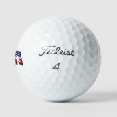 Patriottische golfballen (Logo)