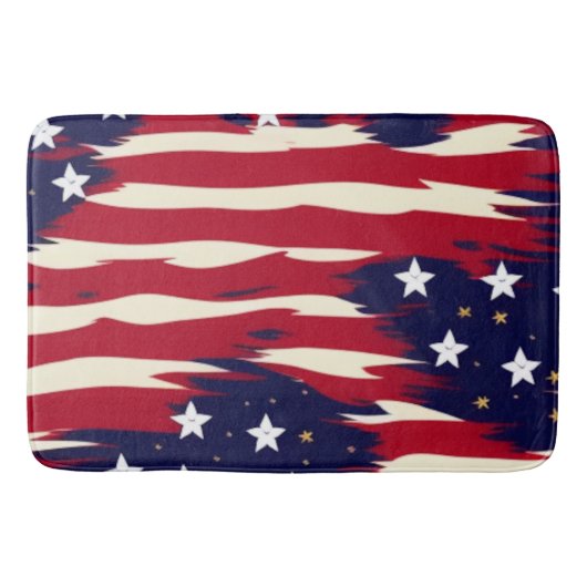 Patriottische golven badmat (Voorkant)